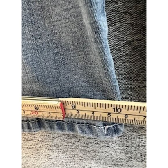 Lola Jeans Womens Jumpsuit Sz Medium Blue Light Washed Denim Stretch Sleeveless - Picture 10 of 16